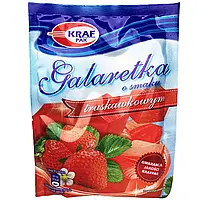 Желе (галаретка) со вкусом клубники Galaretka Kraw Pak, в пакетиках 70 г, Польша, оригинал