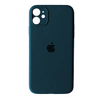 Чохол накладка бампер для Apple iPhone 11 Айфон (6,1 дюймов) Silicone Case Синій (abyss blue) Full Camera