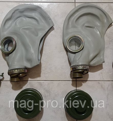 Протигаз громадянський ГП-5 з фільтром. Розмір 1, фото 2