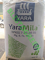 ЯРА МИЛА (YARA MILA) осеннее для газона 7-20-28, 1 кг (фас)
