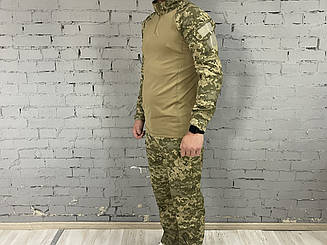 Костюм пиксель в цвете Multicam от UNIFORM для военных, охотников и волонтеров, теплый и комфортный, размер М