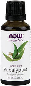 Ефірна олія евкаліпта (Esential Oils Eucalyptus) NOW Foods, 30 мл