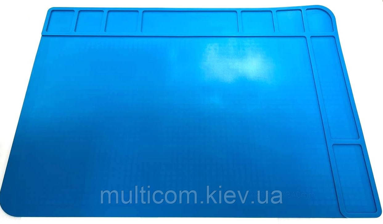 13-03-104. Термостійий силіконовий килим 48*34 см, фото 1