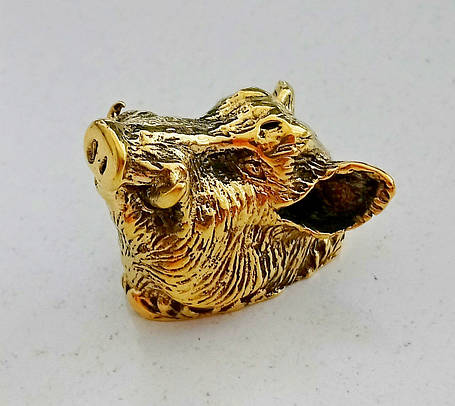 Наверші-тильник для ножа "Голова Вепра", фото 1