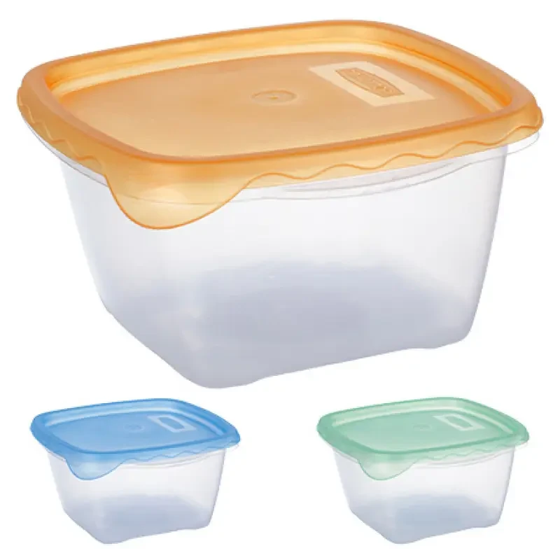 Контейнер пластиковый для пищевых продуктов, 1,2л, квадратный, PT-82255 ...