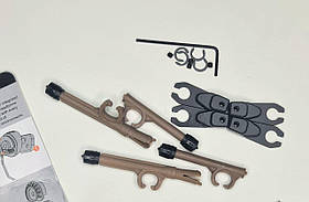 Кріплення на навушники FMA FARA OTH TB1292 Шолом 3M Peltor, колір: Dark Tan