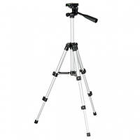 Штатив для лазерного рівня INTERTOOL MT-3049 Тринога для нівеліра далекоміра фото-відео апаратури 280-650 мм