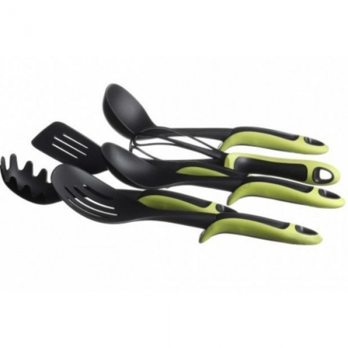 Набор кухонных принадлежностей Kitchen Tools Комплект инструментов для готовки 7 предметов Зеленый - фото 2 - id-p1668707814