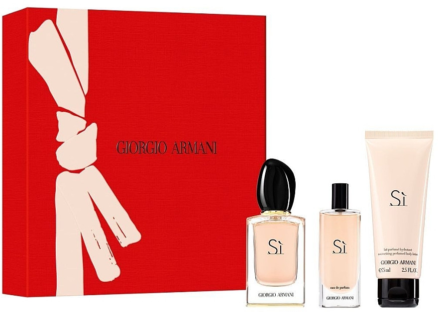 Оригинал Giorgio Armani Si edp/50 мл + edp/15 мл + b/lot/75 мл ( Джорджио армани си ) - фото 1 - id-p1668711989