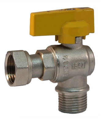 Кран шаровый газовый угловой | Сравнить цены и купить по акции со ...