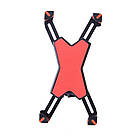 Поворотний велотримач для телефону (12*6,5 см), Червоний / Універсальна велосипедна підставка для телефону, фото 4