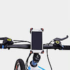 Поворотний велотримач для телефону (12*6,5 см), Червоний / Універсальна велосипедна підставка для телефону, фото 5