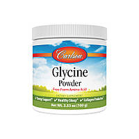 Аминокислота Carlson Labs Glycine Powder, 100 грамм