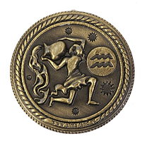 Монета по гороскопу "Водолій", Монета знак зодиака "Водолей", фото 6