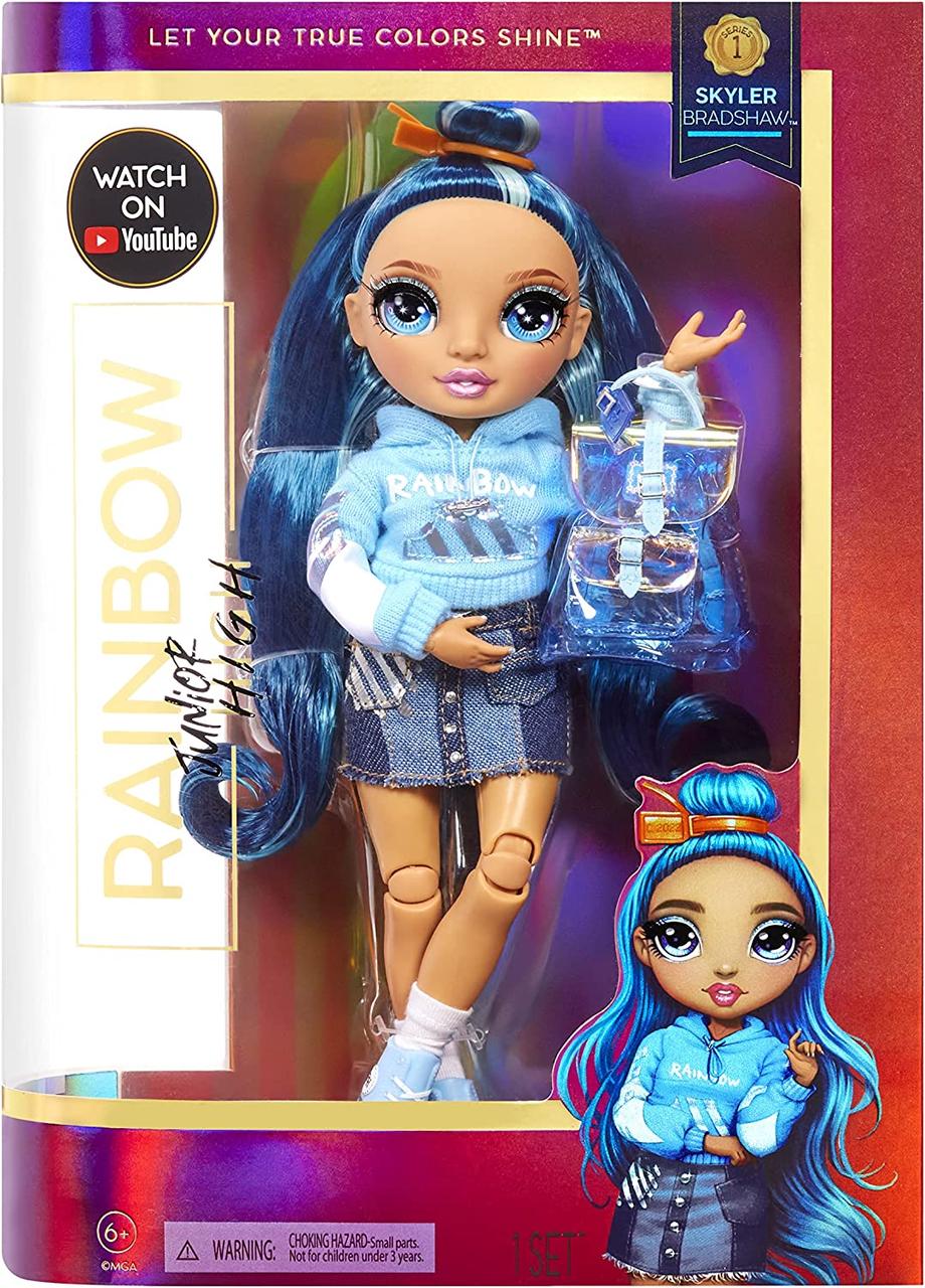 Лялька шарнірна Рейнбоу Скайлер Бредшоу серія Junior Rainbow High Skyler Bradshaw 580010