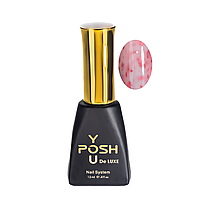 База для гель-лака камуфлирующая YouPOSH De luxe French Rubber Base № 07 74 Розовый с малиновым конфетти