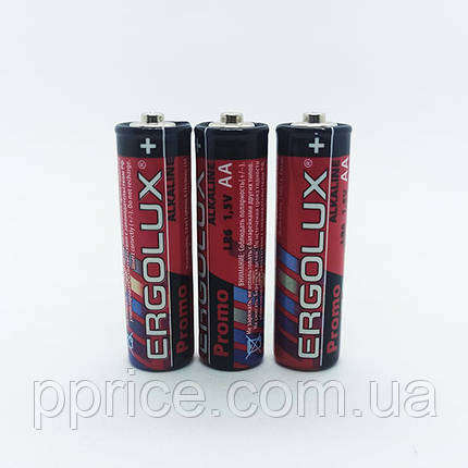 Батарейки пальчик ERGOLUX Promo LR6 AA 3 шт., фото 3