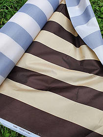 Тканина Палатову 115 D колір смужка бежево коричнева