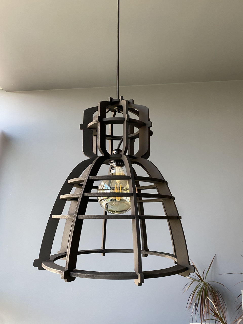 Світильник Лофт (люстра Loft) голландський дизайн, чорна