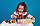 Набір HEGA Монтессорі 1 найбільшій ігровий розвиваючий кольоровий в коробці 73 елементів, фото 2