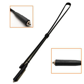 Антена тактична 108см SMA-Female Dual Band 144/430Mhz для рацій Baofeng, фото 3