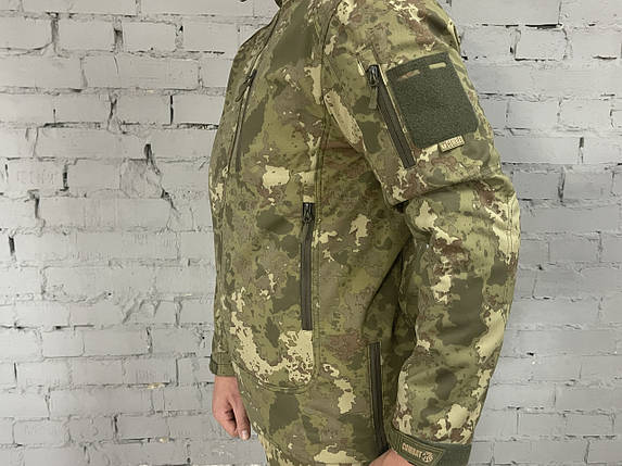 Тактична куртка чоловіча Multicam Combat турецького виробництва, розмір L, вітро- та водостійка, фото 1