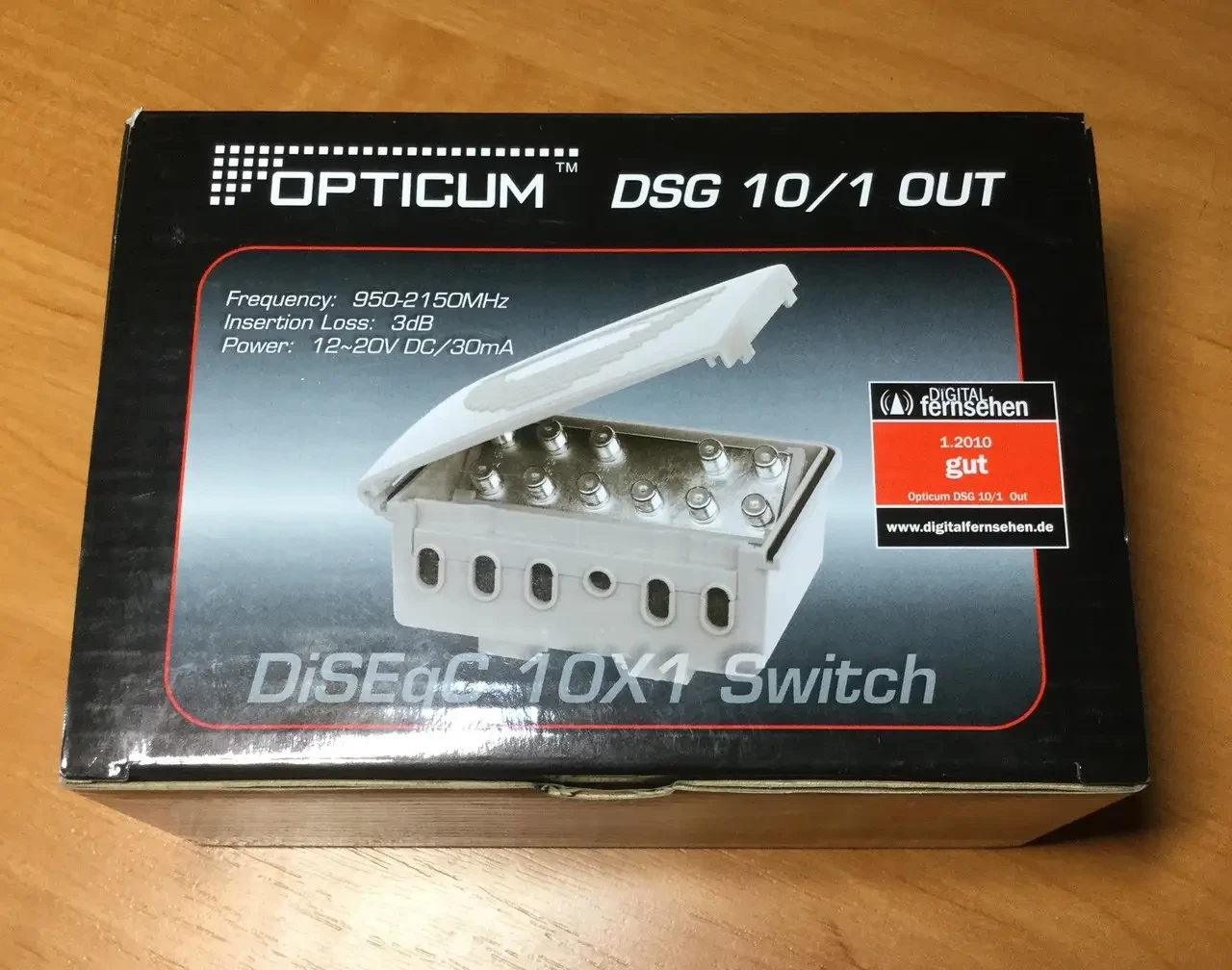 DiSEqC 10x1 Switch OPTICUM DSG 10/1 OUT
