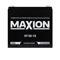 Аккумулятор MAXION AGM 12V 55Ah L+ (OT55-12)