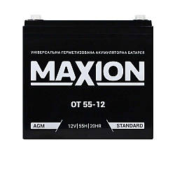 Акумулятор MAXION AGM 12V 55Ah L+ (OT55-12)