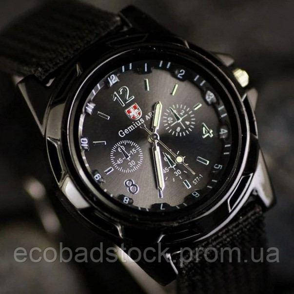 Чоловічі кварцові годинники Swiss Army Чорні