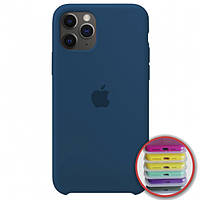 Чохол накладка бампер для Apple iPhone 11 Айфон (6,1 дюймов) Silicone Case Синій (blue cobalt) Full