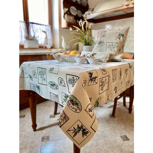 Скатерть прямоугольная гобеленовая Limaso EDEN057-220 (137x220) (ID ...