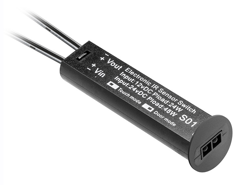 Датчик руху універсальний Чорний 3 в 1 12-24V AE-WBCUNI-10DIM GTV