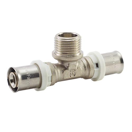 Прес Трійник FADO Зовнішня різьба 16х1/2х16, фото 1