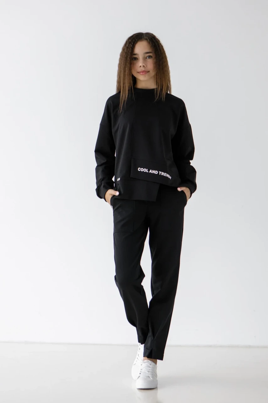Кофта для дівчинки чорна Suzie