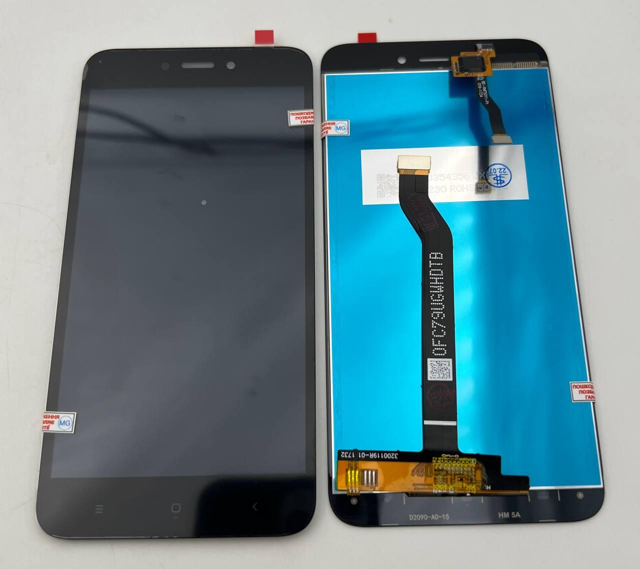 Дисплей для мобільного телефона Xiaomi RedMi 5a/RedMi Go/MCG3B, чорний, з тачскрином