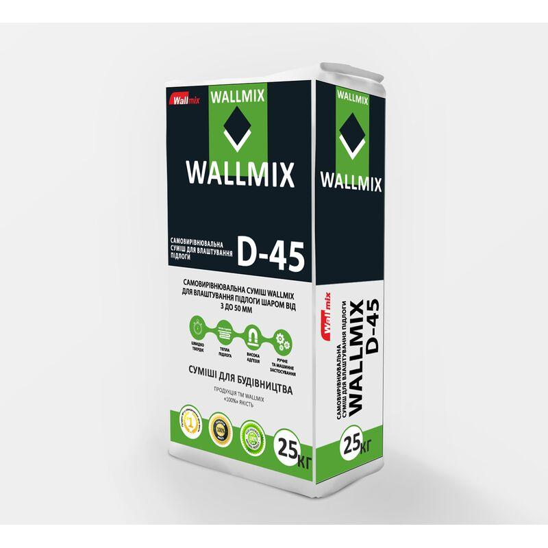 Wallmix D45 Суміш самовирівнювана для підлоги, 25 кг