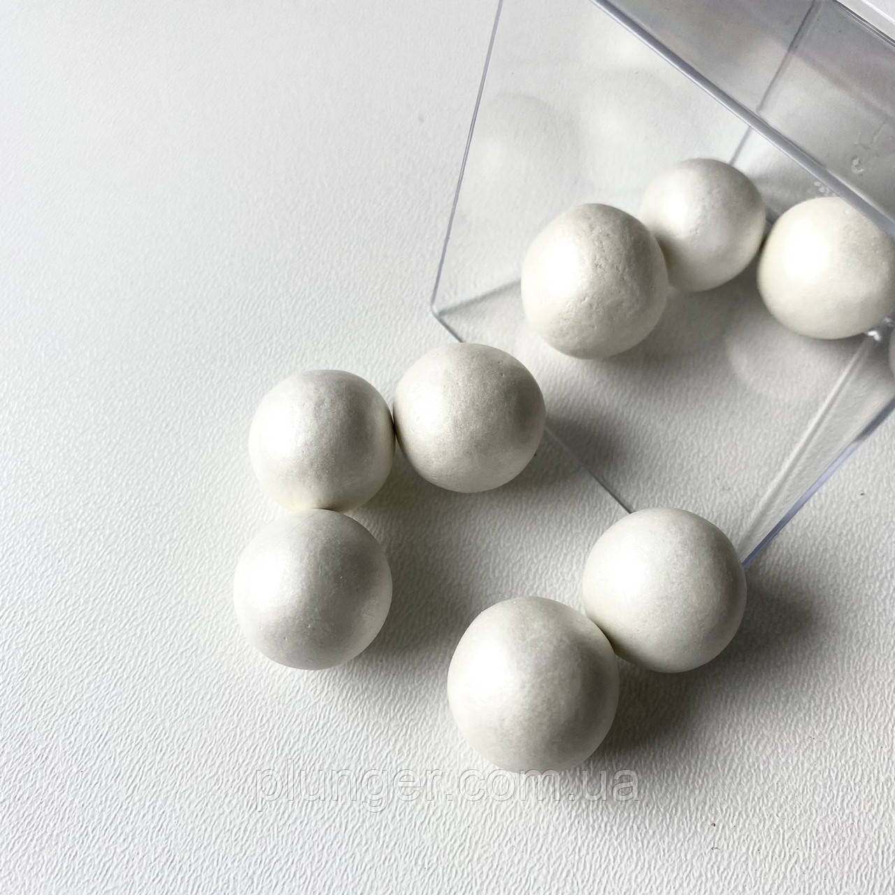 Декор для кондитерських виробів Рисові кульки білі великі м'які, 20 грам, фото 1