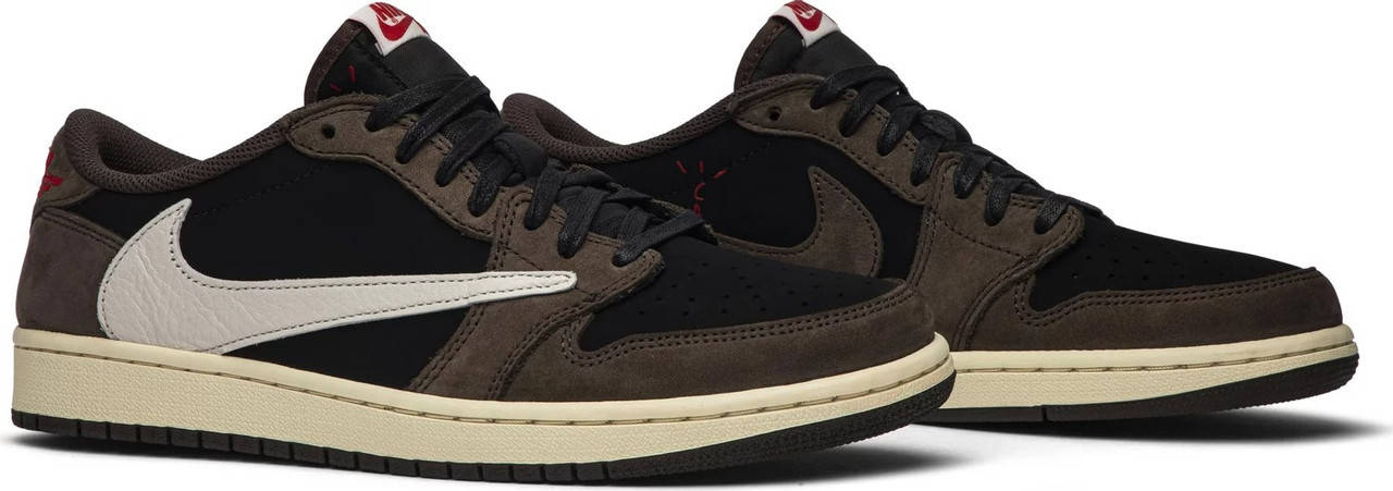 靴 NIKE AIR JORDAN 1 RETRO LOW TRAVIS SCOTT ᐈJordan 1 Retro Low OG SP Travis Scott Black Phantom