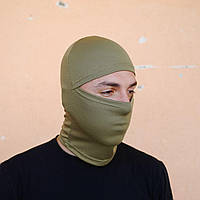 Балаклава мужская маска подшлемник, Балаклава тактическая военная хаки CoolMax