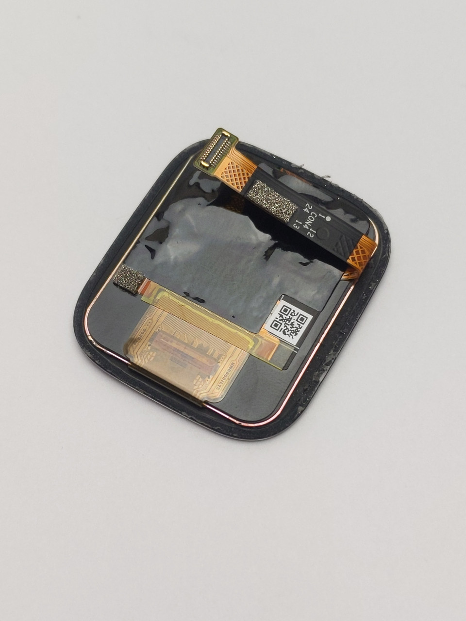 Дисплей amazfit gts 2 mini модуль чорний amoled сервісний оригінал з розборки (сколи фарби по краях), фото 1