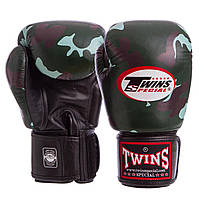 Перчатки боксерские кожаные TWINS FBGVL3-ARGN