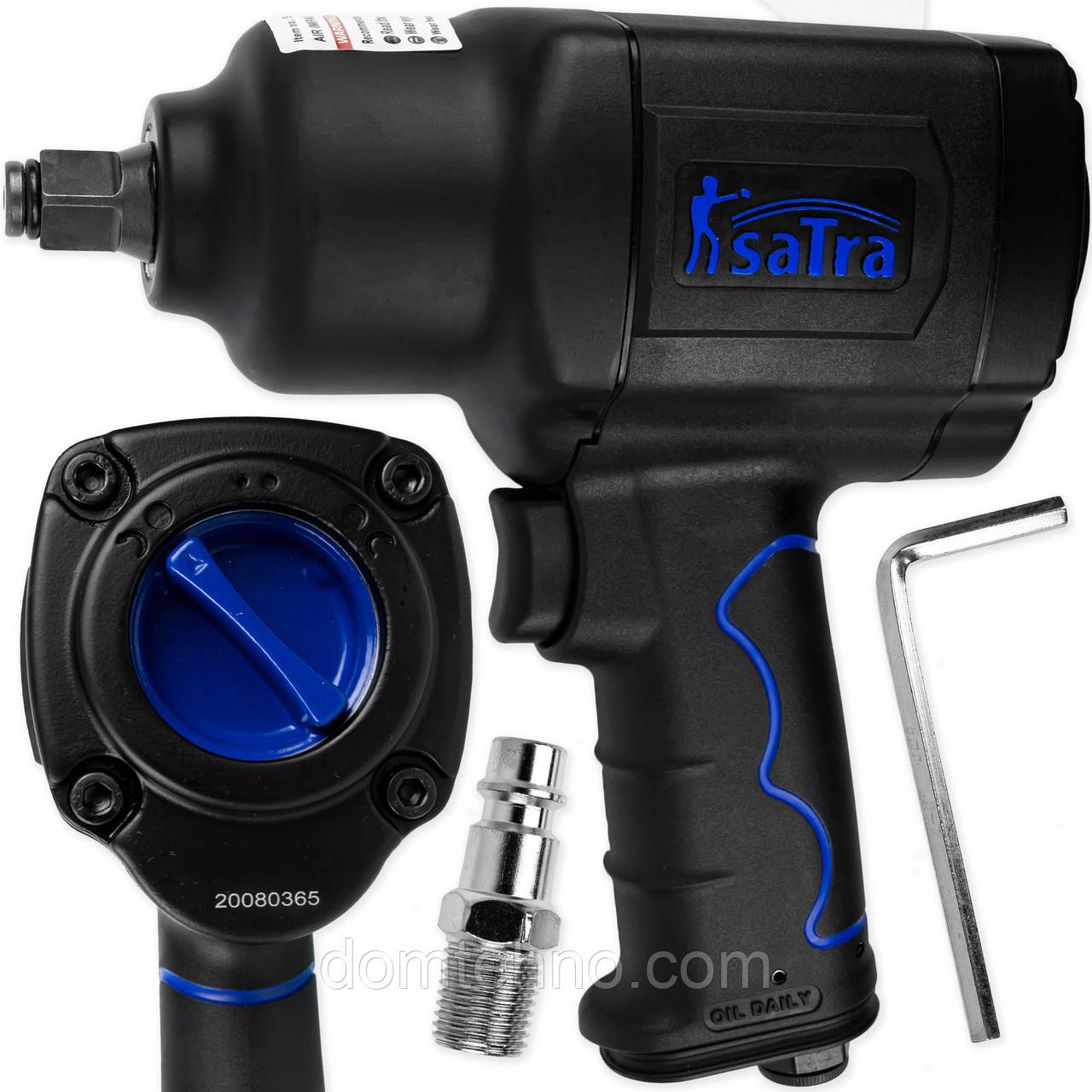 Ударний гайковерт SATRA S-CO1500P 1/2 УДАРНИЙ КЛЮЧ 1500NM 8000 об / хв