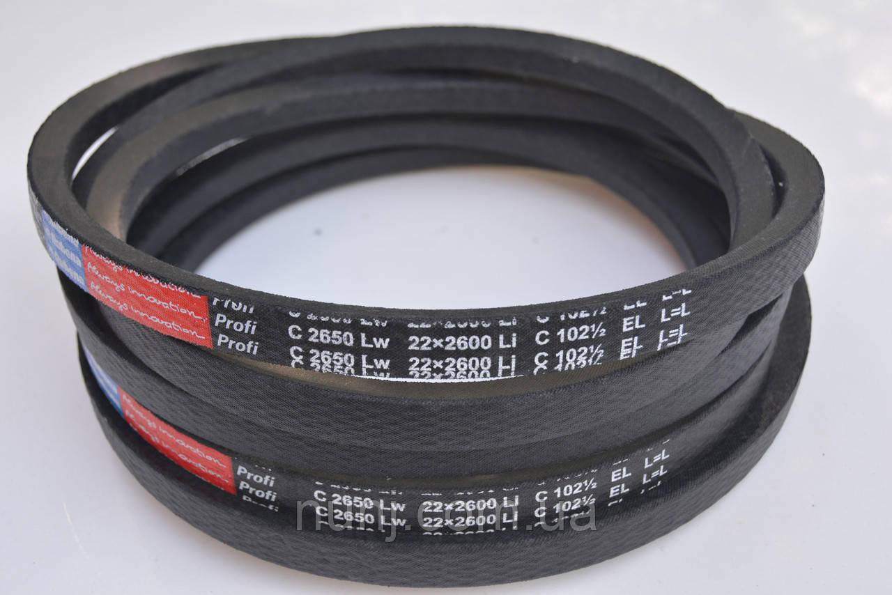 Ремінь клиновий C(В)-3300cz Rubena, 19х14мм, фото 1