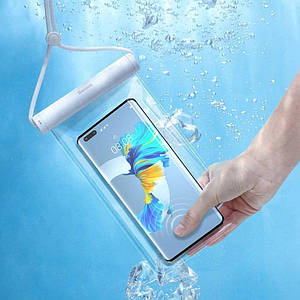 Водонепроникний чохол Baseus Waterprooof Pouch Phone Bag For Swimming Pool Blue (ACFSD-E03)