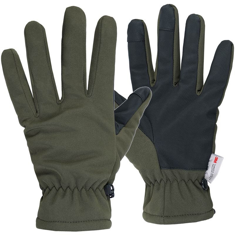 Рукавиці Mil-Tec SOFTSHELL THINSULATE Olive 12521301