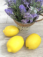 Штучний лимон, муляж лимона. Лимон для декору