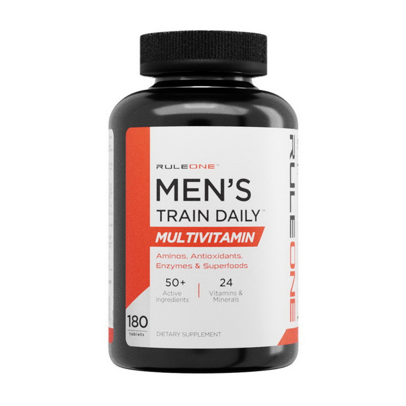 Витамины R1 (Rule One) Men's Train Daily 180 tabs, фото 1