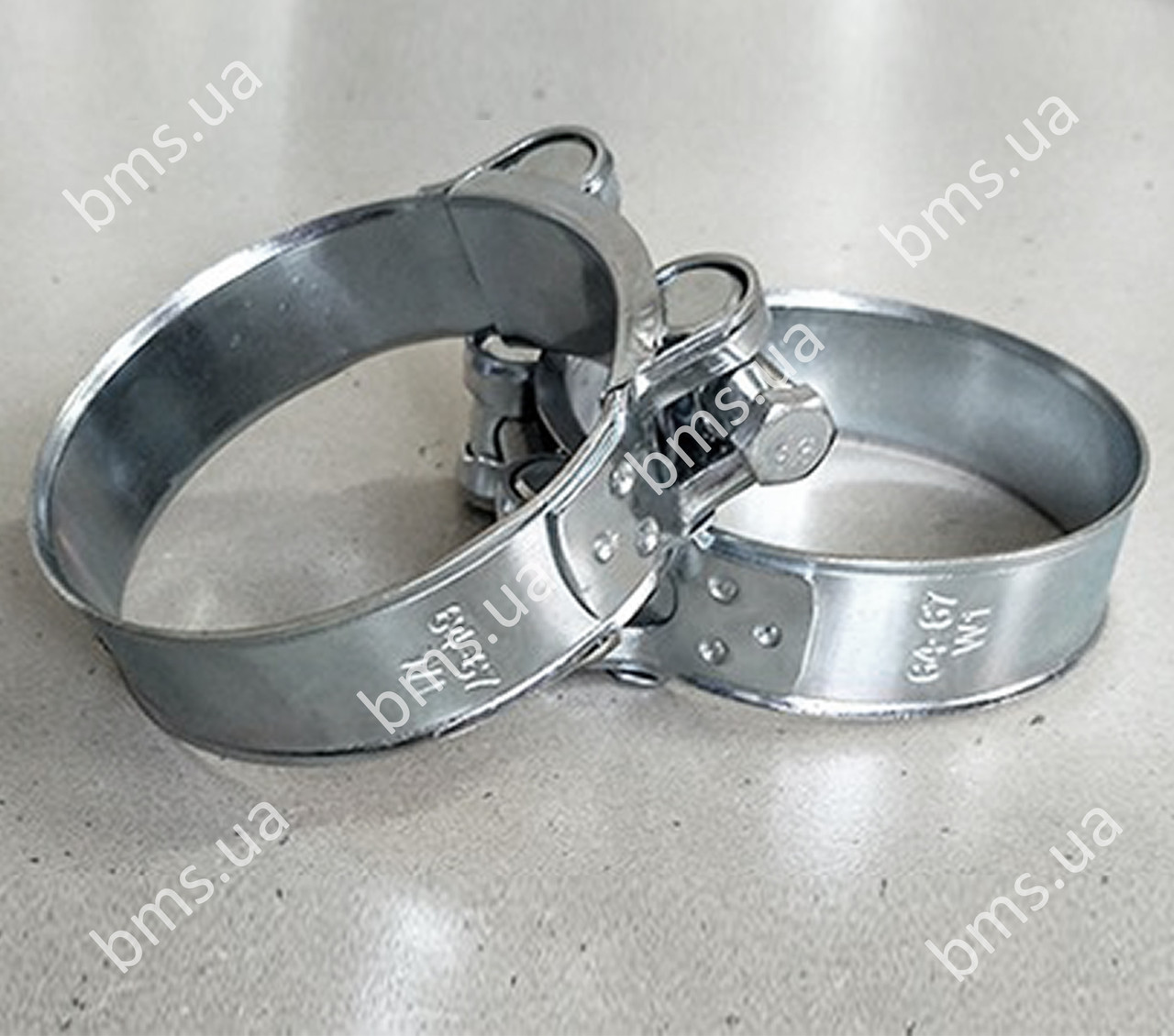 Хомут посилений 64-67 W1 на шланг 50мм