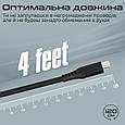 Кабель Promate PowerLink-AC120 USB-A to USB-C 3А 1.2 м Black (powerlink-ac120.black), фото 7